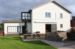 Buiten vakantiehuis Brakel